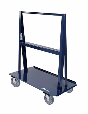 "A" Frame Cart (48"L x 24"W) with Casters - 8" High-performance Elastomer casters: 4 Swivel