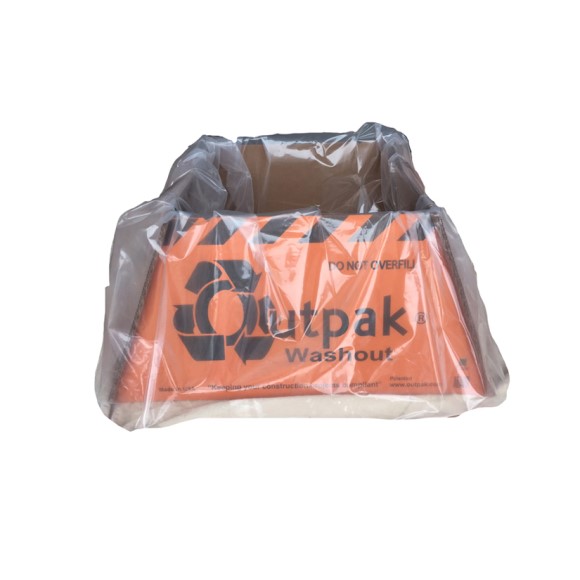 Outpak Washout 30" x 30" Corrugated Construction Washout, Price Per Pallet of 50