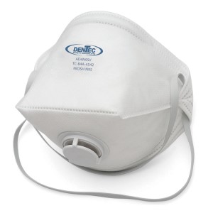 Comfort-Ease, N95 Disposable Respirator, Flat Fold with Valve, Box of 10
