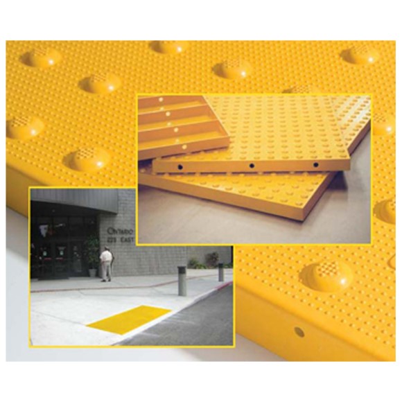 American Made, Cast In Place Truncated Dome Tile, ADA Tiles, 24" x 60