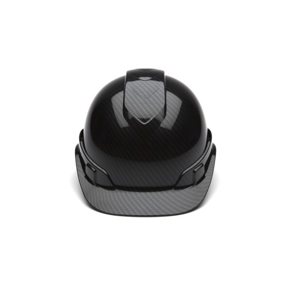 Pyramex Safety - Ridgeline Cap Style  Hard Hat - Matte Black Graphite Pattern -Ridgeline Cap Style Vented 4 Pt Ratchet Suspension, Price per Box of 16