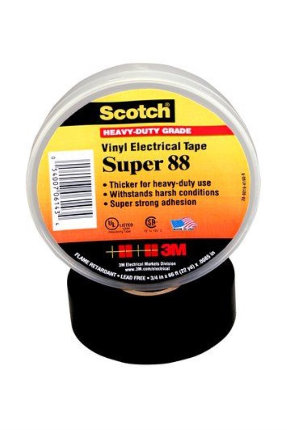 Tape, Super 88, 3/4" x 66 ft., 3M