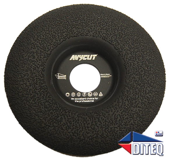 Diamond Cup Grinding Wheel, Anycut, Diteq, D11306, 4 1/2"x7/8"