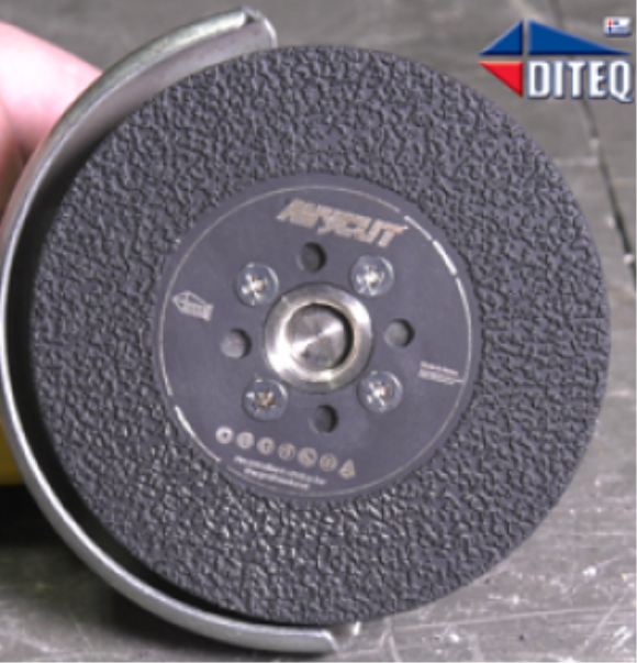 Diamond Cup Grinding Wheel, Anycut, Diteq, D11306, 4 1/2"x 7/8," Price per 12 Blades