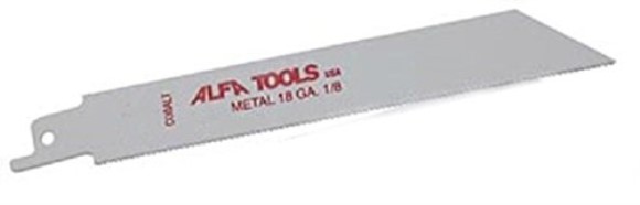 Recip Blade, 14 TPI, 6," Bi-Metal, Alfa Tools, 50 per Pack, Price per 150 Blades (3 Packs)