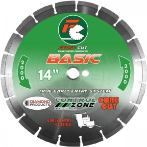 6 In. x .100 In. Basic First-Cut Blade, CBFC06100M, Diamond Products