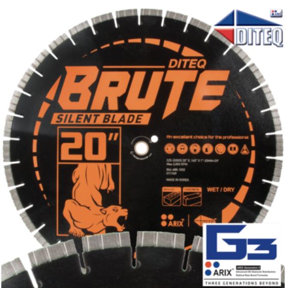 Diteq, C/S-32BR Ari Brute Silent 18" X .125", D11168
