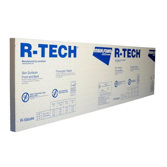 Insulation, R-Tech, 25 PSI, 3.30"x4'x8'