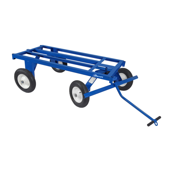 Four Wheel Utility Trailer - Open Deck, 36" X 60" WITH 18" FLAT FREE TIRES