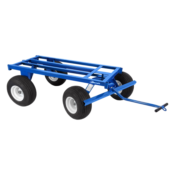 Four Wheel Utility Trailer - Open Deck, 30" X 60" WITH18" PNEUMATIC TIRES