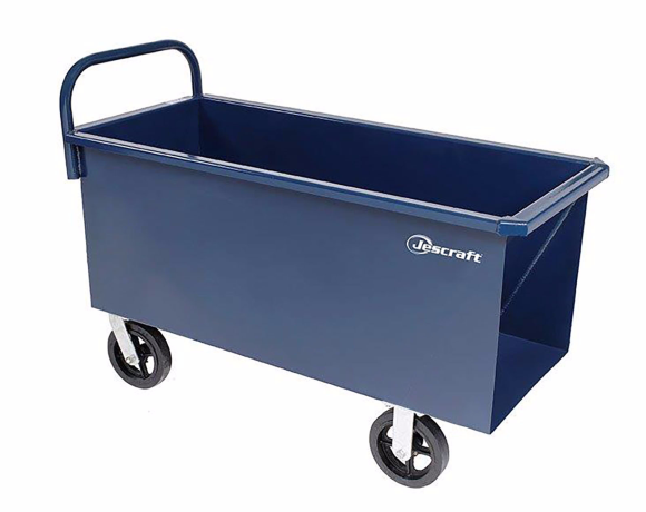 Heavy Duty Concrete Cart - 10 .5 CUBIC FOOT CAPACITY W/ 8" MOLD ON RUBBER CASTERS