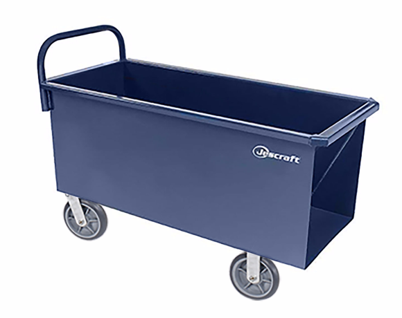 Heavy Duty Concrete Cart - 10 .5 CUBIC FOOT CAPACITY W/ 8" HPE CASTERS