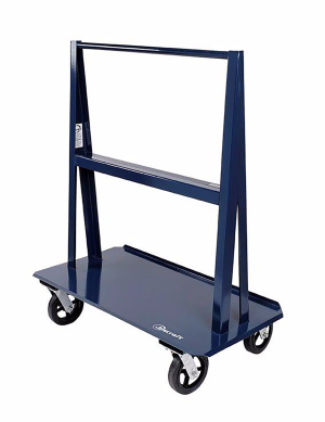 "A" Frame Cart (48"L x 24"W) with CASTERS - 8" Mold-on-rubber casters: 4 Swivel