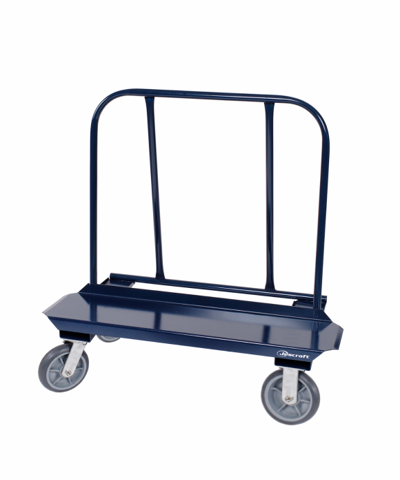 Commercial Drywall Cart - 12" X 45" DECK W/ 8" HPE CASTERS (2 RIGID / 2 SWIVEL)