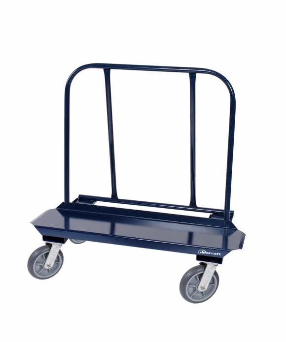 Commercial Drywall Cart - 12" X 45" DECK W/ 8" HPE CASTERS (4 SWIVEL)