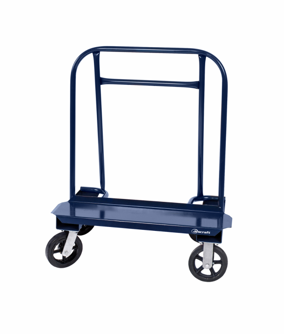 Residential Drywall Cart - 9" X 40" DECK W/ 8" MOLD ON RUBBER CASTERS (4 SWIVEL)
