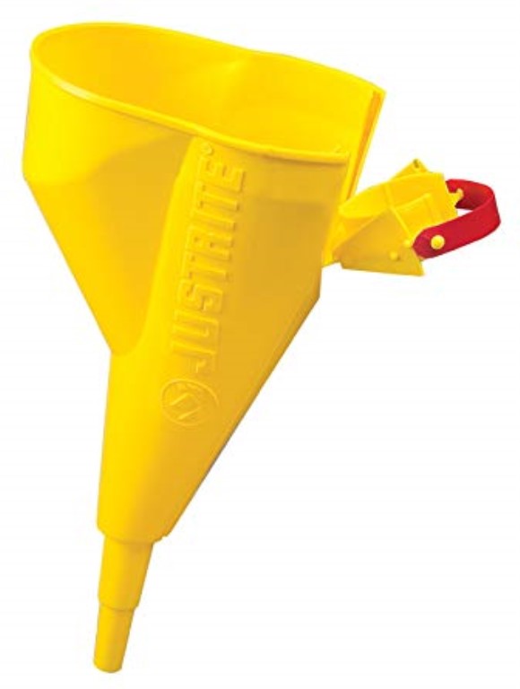 Plastic Funnel, Slip-Oz, for Gas/Diesel Can, Justrite