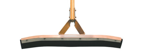 Squeegee, Curved with Handle, Magnolia, 36"