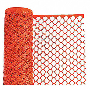 Orange Safety Fence, Diamond Grade, 100' Roll