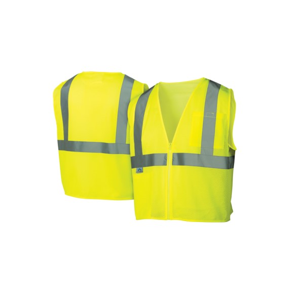 Pyramex Safety - Safety Vest - Hi-Vis Lime - Size Small, Pricer per Box of 5