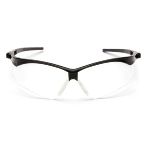 Pyramex Safety - PMXTREME - Black Frame/Clear Lens with Black Cord, Price per Box of 12 Pairs