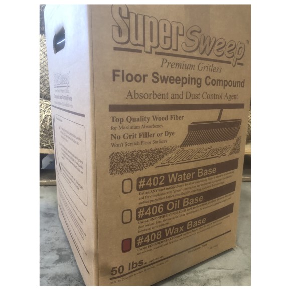 Floor Sweep, Water Based, 50lb Box, Price per Pallet of 24